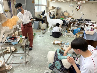 彫刻放美展にむけて