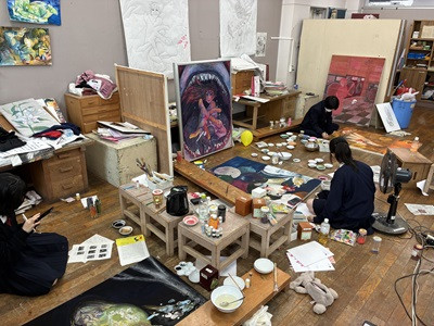 日本画放美展にむけて